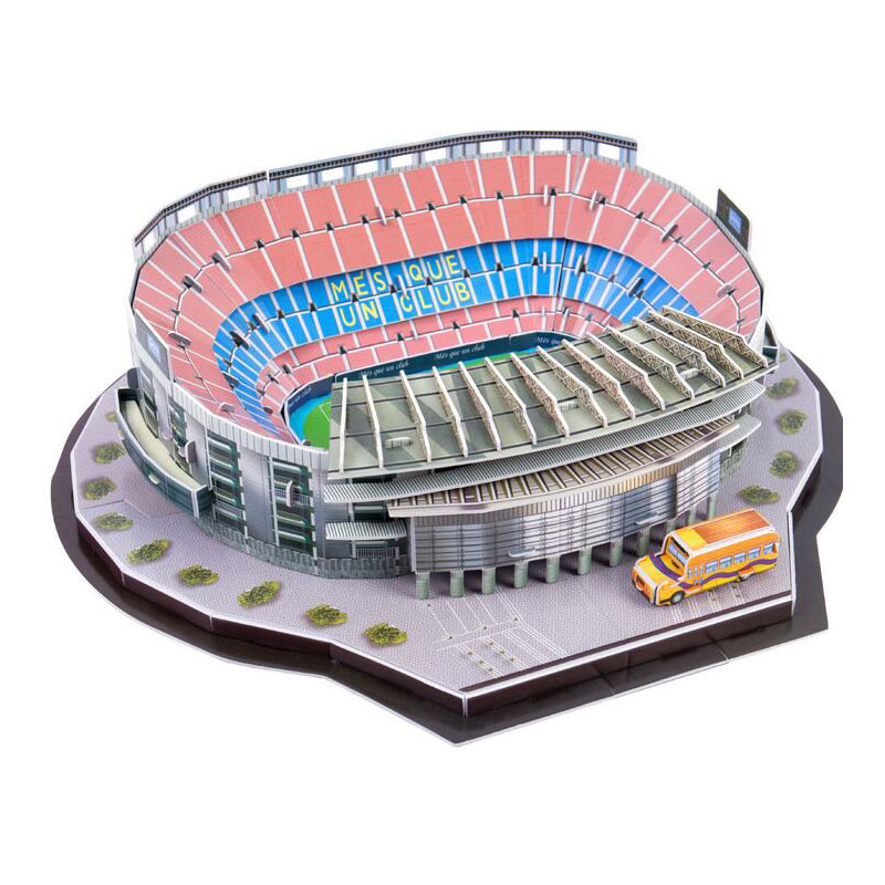 Brugerdefinerede fodboldstadioner 3D puslespil