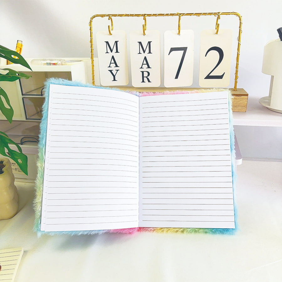 A5 sød alpaka dagbog plys notesbog