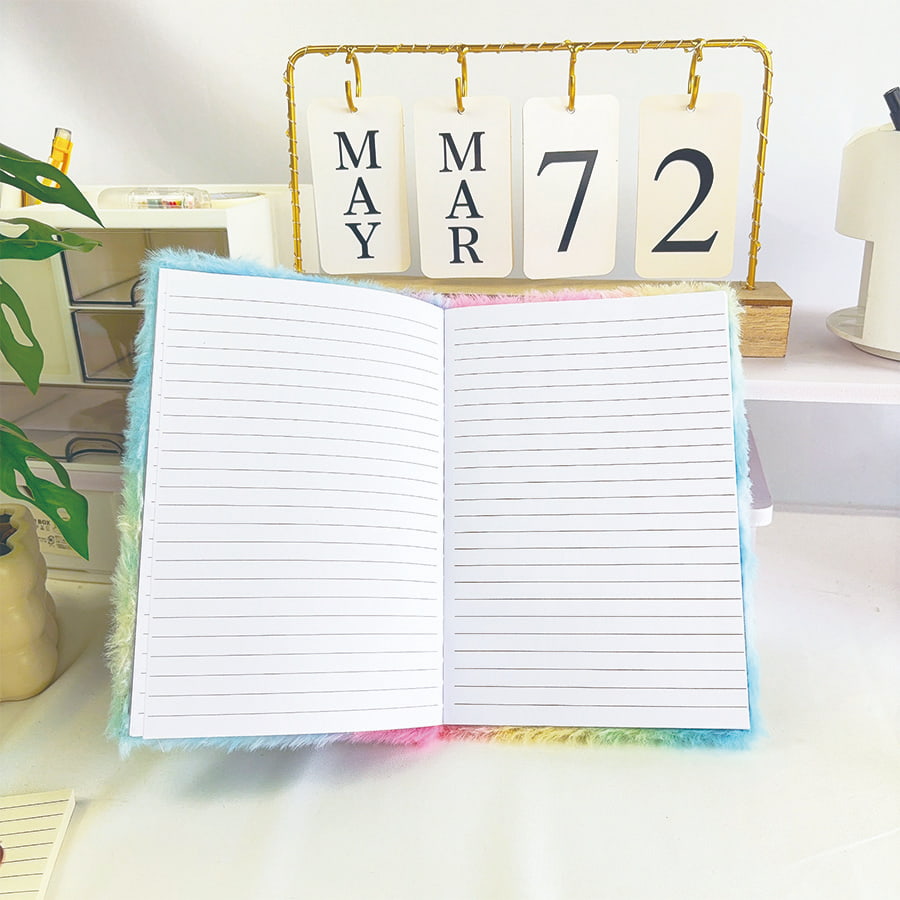 A5 sød kat dagbog plys notesbog