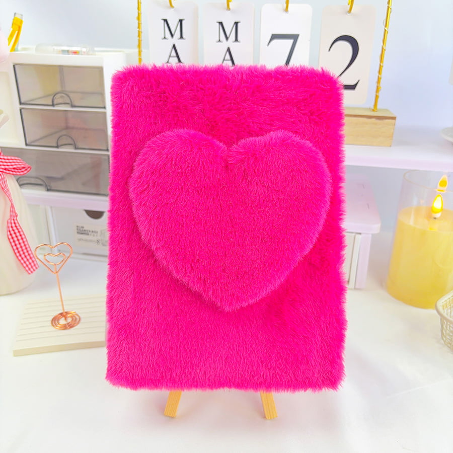 A5 sød kærlighedsdagbog i plys notesbog